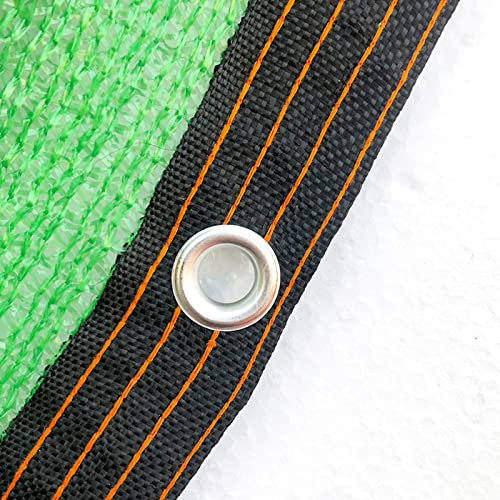 KYSHUASDZX Schattiernetz,UV-Beständiges Schattennetz,Grünes Sonnenschutznetz,Sonnenschutznetz,Wärmeisolierungsnetz,50% Beschattung,mit Ösen,für Scheune/Zwinger/Pool/Pergola (2x3m/6.6x9.8ft)
