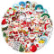 Weihnachtsaufkleber Pack 100 Stück für Weihnachts Dekoration, Christmas Aufkleber Vinyl Stickers Wasserdicht Decals für Skateboard Auto Motorräder Fahrrad Gepäck Laptop Koffer