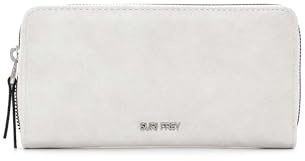 SURI FREY Ally Zip Around Wallet Ecru