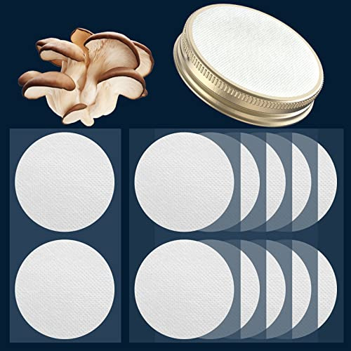ZHANXUBIO Membran-Filteraufkleber, 20 mm, 58 mm, 65 mm, 82 mm, 90 mm, 0,2 um, stark haftende Filterscheibe für Pilzzucht (82 mm, 12)