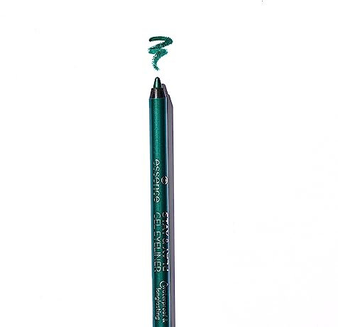essence STAY & PLAY GEL EYELINER, Nr. 07, Grün, langanhaltend, hochpigmentiert, vegan, wasserfest, ohne Mikroplastikpartikel, Nanopartikel frei, 1er Pack (1.3g)