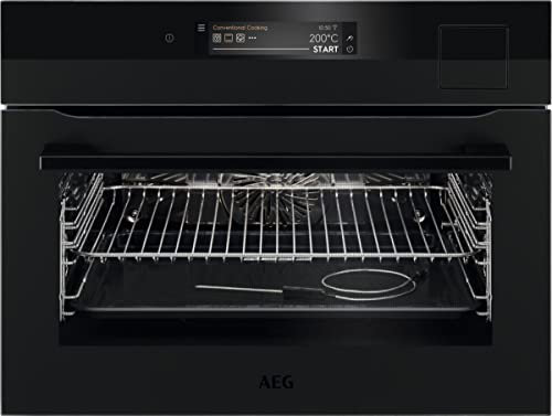 9000 SteamPro / Einbau-Kompaktbackofen / WLAN-fähig / Dampfreinigung / Matt Black