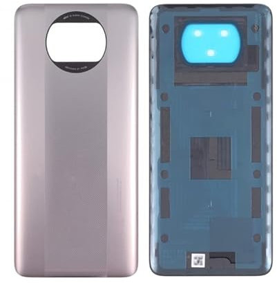 Genérico Tapa BATERIA Compatible para XIAOMI Poco X3 Pro Trasera Repuesto Bronce METALICO