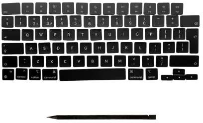 Ersatztasten für MacBook Pro 14 16 (2021) A2442 A2485 UK-Layout QWERTY