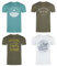 MUSTANG Tshirt Herren Baumwolle Regular Fit 4er Pack Set Rundhals Kurzarm Sommer Tee Shirt Logoprint 4XL, Größe:4XL, Farbe:Pack 17