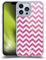 Head Case Designs Rosado Zigzag Caso Funda de Gel Suave Compatible con Apple iPhone 13 Pro MAX