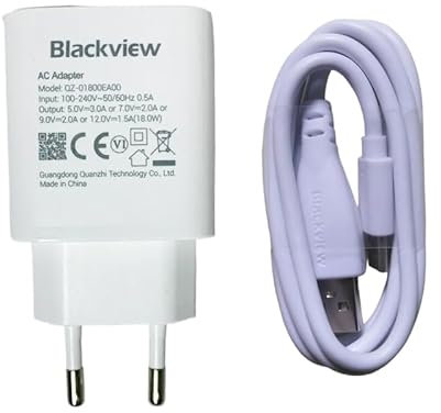 Adaptatrice Secteur d’Alimentation de Chargeur Rapide d’Origine pour Blackview BV9000, BV6800 Pro Smartphone