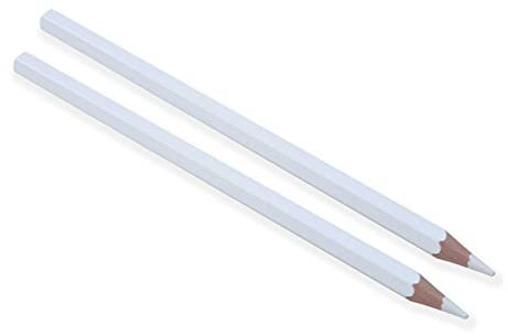1-2 Kreidestift für Näharbeiten auswaschbar Schneiderkreidestift Markierstift Nähstift, Farbe:weiß | 2 Stück