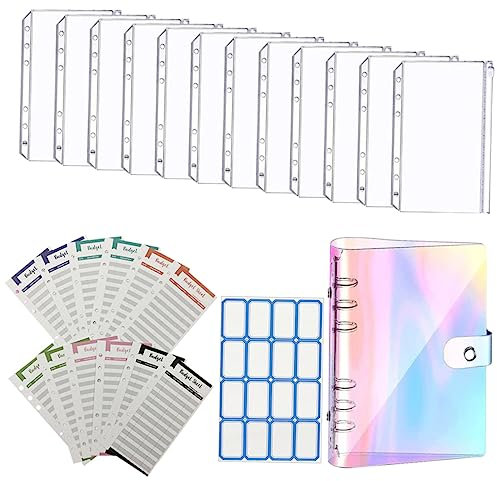 Ciieeo 1 Satz Haushaltsbuch Hauptbücher Für Die Buchhaltung Geldsparmappe Weichem Pvc 11x17 Ordner Tagesplaner Kasse Tagesausgaben Excel Buchhaltungsbuch A6 Sparschwein Loses Blatt