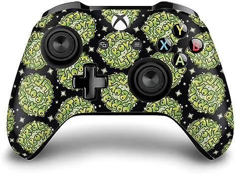 Head Case Designs Offizielle Rick and Morty Portal Boyz Grafiken Vinyl Haut Gaming Aufkleber Abziehbild Abdeckung kompatibel mit Xbox One S/X Controller