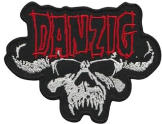 ERNESTAPATCHES Heavy Metal Band Patch Badge - Medium (3.9 - 4.7 inches) - Rechteckig - Appliqué - 1 Stück