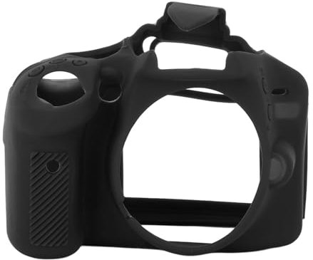 Weiche Silikon-Kameratasche für D3100 D3200, rutschfest, weich, personalisierbar, mit Design für die Bedienung, Mehrfarbig (schwarz)