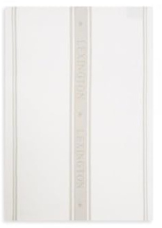 Lexington Icons Cotton Jacquard Star Kitchen Towel, White/Beige, 50x70