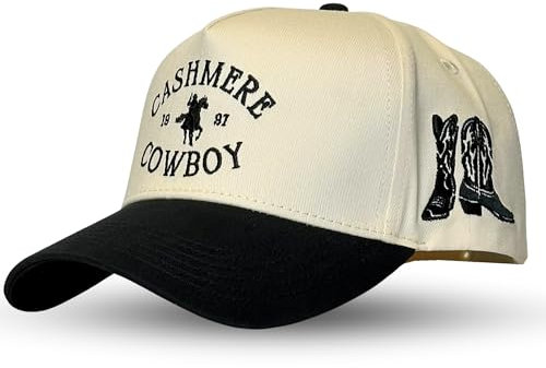 Trucker-Hut im Vintage-Stil, Landhaus-Cowboy, niedlich, adrett, Retro, Western-Truckerhut, für Herren und Damen, trendiger Snapback, Hellbraun, Rot, Grün, Schwarz, Mehrfarbige Packung, Einheitsgre