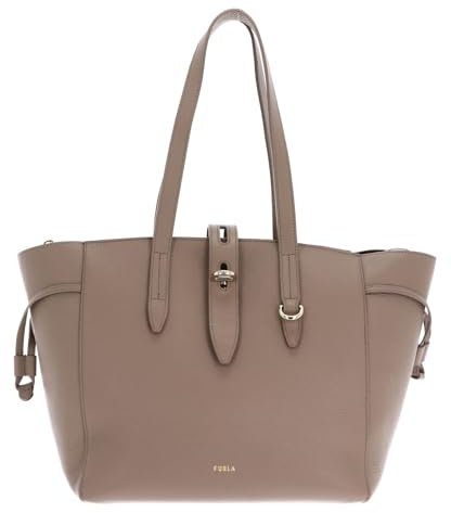 Furla Net Tote Bag M Greige