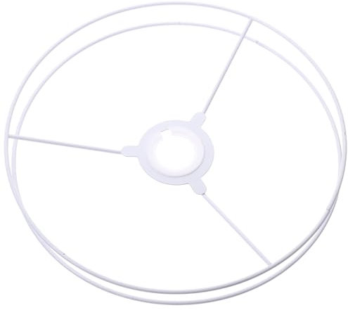 Ciieeo 2 Stück Lampenschirm-Ringrahmen Metalldraht Lampenschirm-Ringrahmen 25 Cm Diy-Vintage-Lampenschirmrahmen-Set Lampenschirmhalter Stützgestell Für Stehtischlampen