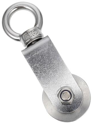 CIYODO 1 Stück Stahlradlager U-formscheibe Hebezeug Zubehör (silber)
