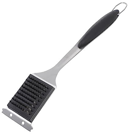 Edelstahl Grillbürste für Bbq Grillroste, Silber, Kompakt