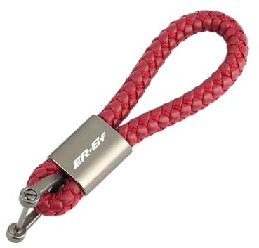 YYFhck Porte-clés pour K&awasaki pour ER6N ER6F ER-6N ER-6F ER 6N 6F Porte-clés de Moto Universel Accessoires Porte-clés de Moto avec Logo Accessoires(ER-6F Dark Red)