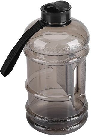Grande Bouteille d'eau 2 Litres pour Hommes, 3l, Tasses, 2,2 L, Bouilloire, Tasse de Sport, Cam Gym, Grand Ay, Extérieur, Noir (BLACK)