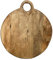 Ring Handle Chopping Boards Mango Wood Round Hand Carved Kitchen Serveware Large (Small 30cm)