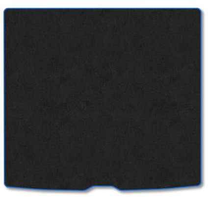 Fits BMW iX2 (2024+) Boot mats Compatible Accessories Carpet Blue Trim