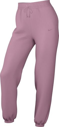 Nike Sportswear Phoenix FZ5996-699 Pantalon de survêtement surdimensionné en Polaire avec Taille Haute pour Femme Rose élémental/Voile