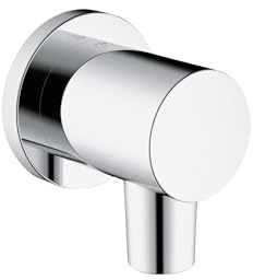 Schlauchanschlussbogen NOVA FONTE eigensicher PURISTIC, chrom von Kludi