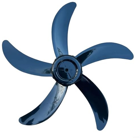 ZYNCUE Replacement Fan Blade, Lightweight 18 Inch ABS Fan Blade 5 Leaves, Low Noise, For Stand And Table Fans(black)