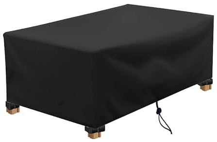 190x110x85cm/LxlxH Housse Salon de Jardin Exterieur,Housse de Protection pour Mobilier,420D Oxford Bâche pour Table de Jardin Impermeable Carrée/Rectangle pour Canapés et Autres Sièges D'extérieur
