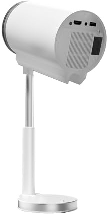 Kavolet WiFi BT5.0 13 Smart-Projektor mit 720P 100-Zoll-Bildschirm für Heimkinosystem für TV (EU-Stecker)