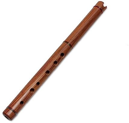 NOVICA Jacaranda Flûte traditionnelle péruvienne en bois Marron