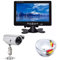 081 store - KIT VIDEOSORVEGLIANZA COMPLETO - TELECAMERA + MONITOR 7 POLLICI 2 CANALI + CAVO 30 METRI