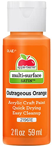 Apple Barrel Acrylic Paint, Orange, 59 ml (Pack of 1)