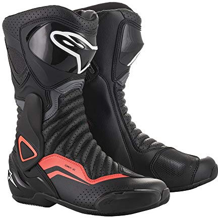 Alpinestars NC, Ankle Boot Uomo, Black Red, 42 EU