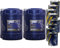 20L Motoröl MANNOL Diesel TDI 5W-30 4x MANNOL Leak-Stop ADDITIV+Motor Flush