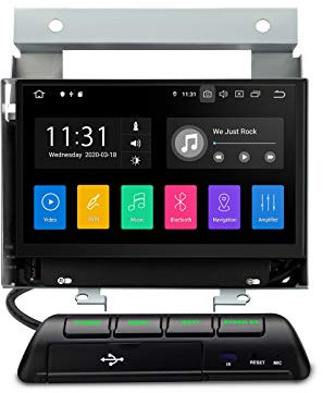 XTRONS 7 Android Car Stereo 4+64GB Radio Player for Freelander 2 (2007-2012), IPS Screen DSP 4G Wireless CarAuto Play GPS Navigation Bluetooth WiFi, Support AHD Camera, Optional DAB+, Cooling System