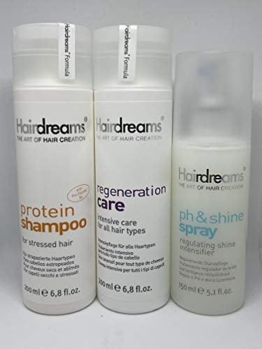 Hairdreams Protein Shampoo, Regeneration & ph&shine Set