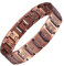 YINOX Herren Kreatives Kreuz Retro Armband - Gesundheitswesen Rotes Kupfer Kupferarmband, 8.2 Inch