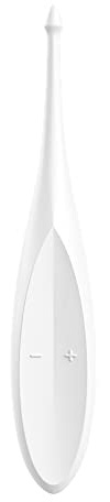 Satisfyer Twirling Fun Vibrator | Wasserdichtes (IPX7) Sex-Spielzeug | weiß | Hautfreundliches Silikon | Ideal für Damen & Intime Stimulation | 12 Programme in weiß | Sex Spielzeug für Frauen | Erotik