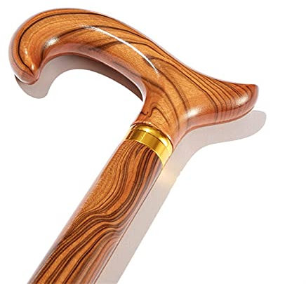 KUYUC Gehstock Holz für Senioren, Traditioneller Stil Gehstöcke Spazierstock, Walking Cane für Damen und Herren (Size : 87cm/33.9inch)