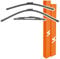 VIA ALBION® Wiper Blades for: VAUXHALL ZAFIRA B (2006-2012) • All-Weather Front & Rear Wipers Set