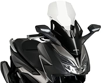 Puig 20679W V-Tech Line Touring Windschild in transparenter Ausführung mit aerodynamischem Design und erweitertem Windschutz