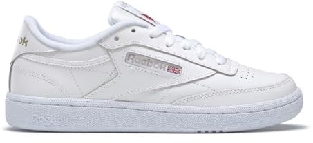 Reebok Club C 85, Zapatillas Mujer, Blanco (Ftwr White/Ftwr White/Gold Met), 42 EU