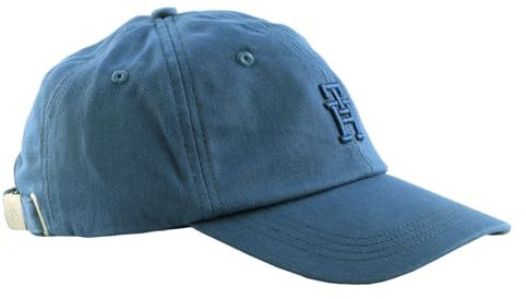 Tommy Hilfiger Herren Cap TH Flag Soft Basecap, Blau (Blue Coast), Einheitsgröße