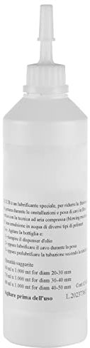 CableMarkt - Lubricante semilíquido Blanco para inserción de Cables de Fibra óptica en tuberías de 4-12 mm de sección 1 kg