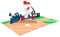 Baseball – 3D-Pop-Up-Grußkarte für alle Anlässe – Liebe, Geburtstag, Congrats – abnehmbare personalisierte Nachricht – dicker Umschlag, flach zusammenklappbar – 12.7x17.8 cm (Batter Red Uniform)