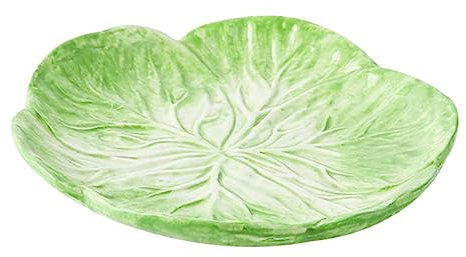 POPETPOP Vorspeisenteller 1 Stück Kohlteller Besteck Salatbehälter Grüne Anzüge Geschirr Zuckerdose Schüssel Schöne Schüssel Kohl Modellierschüssel Geschirr UFO-Schmuck Dessertteller