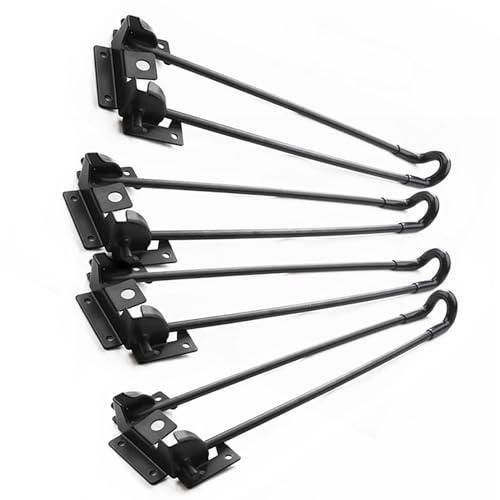 4 PCS Durchmesser 10mm Haarnadel Tischbeine Stabile Haarnadelbeine aus Metall Klappbare Beine Eisen-Tischbein aus Metall für Laptop Tisch Schrank Schreibtisch Esstisch (720mm(10mm))