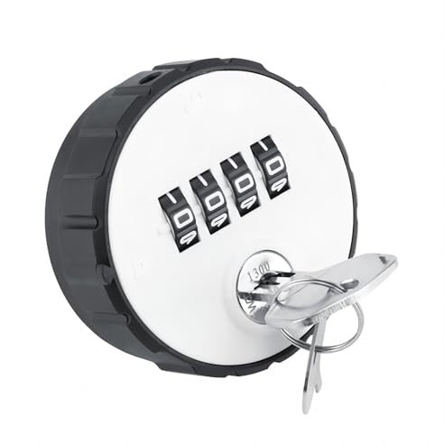 VIFERR Zahlenschloss Schloss Digitale Zinklegierung Code Kombination Cam Briefkastenschloss Passwort Safe Lock mit Schlüssel (26mm)